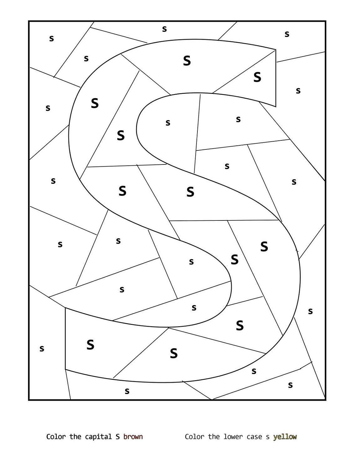 80 Letters S Printable Worksheets 4