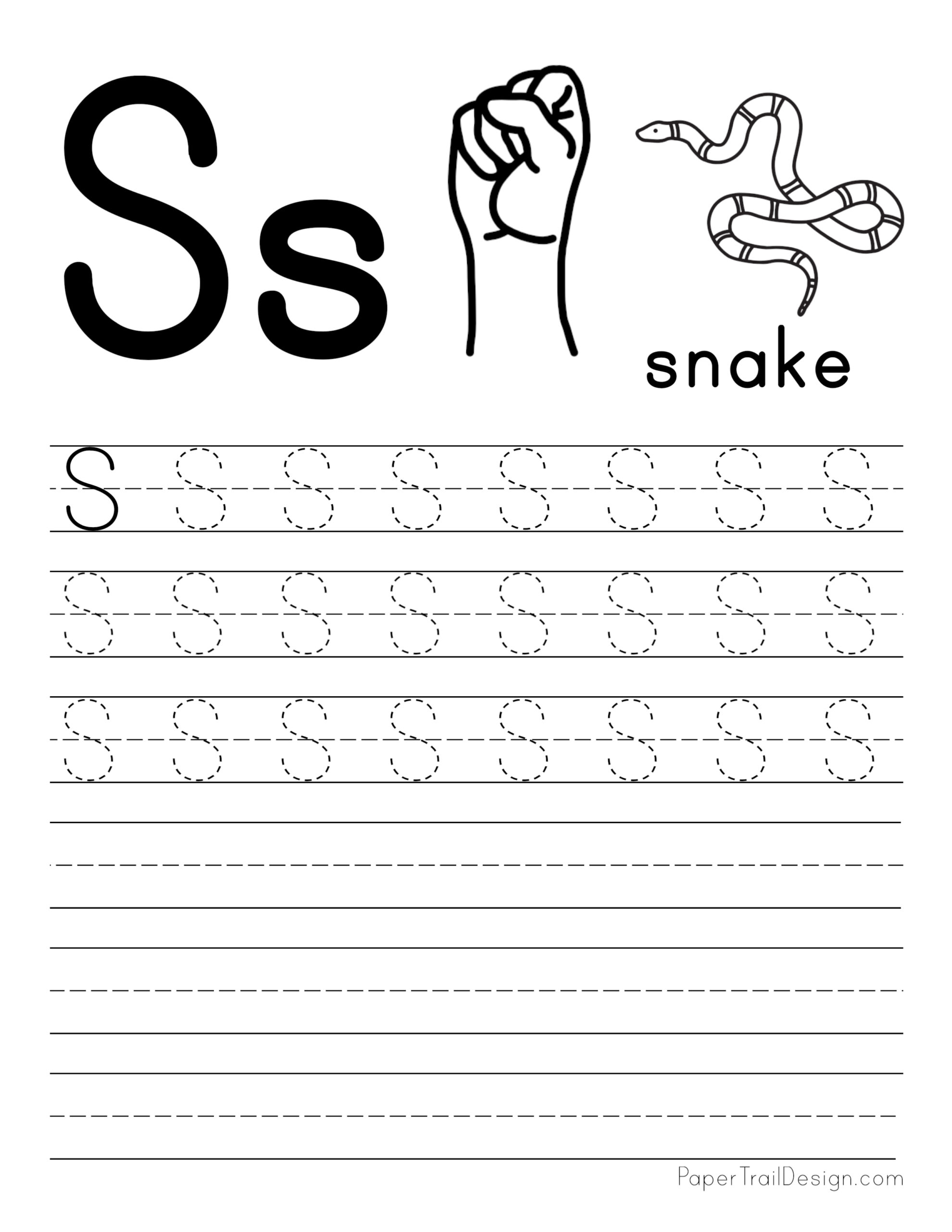 80 Letters S Printable Worksheets 49