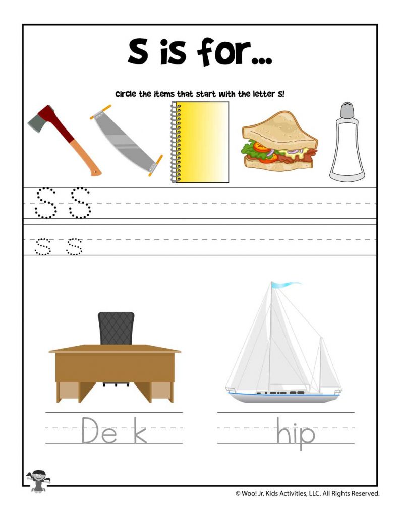 80 Letters S Printable Worksheets 71