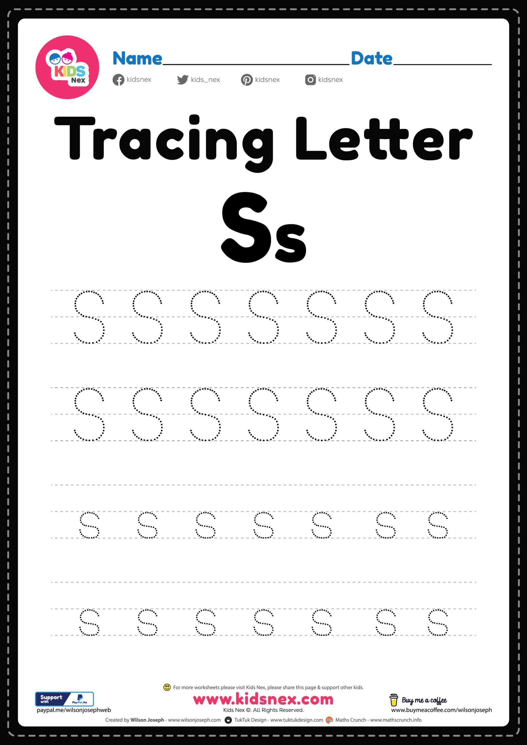 80 Letters S Printable Worksheets 74