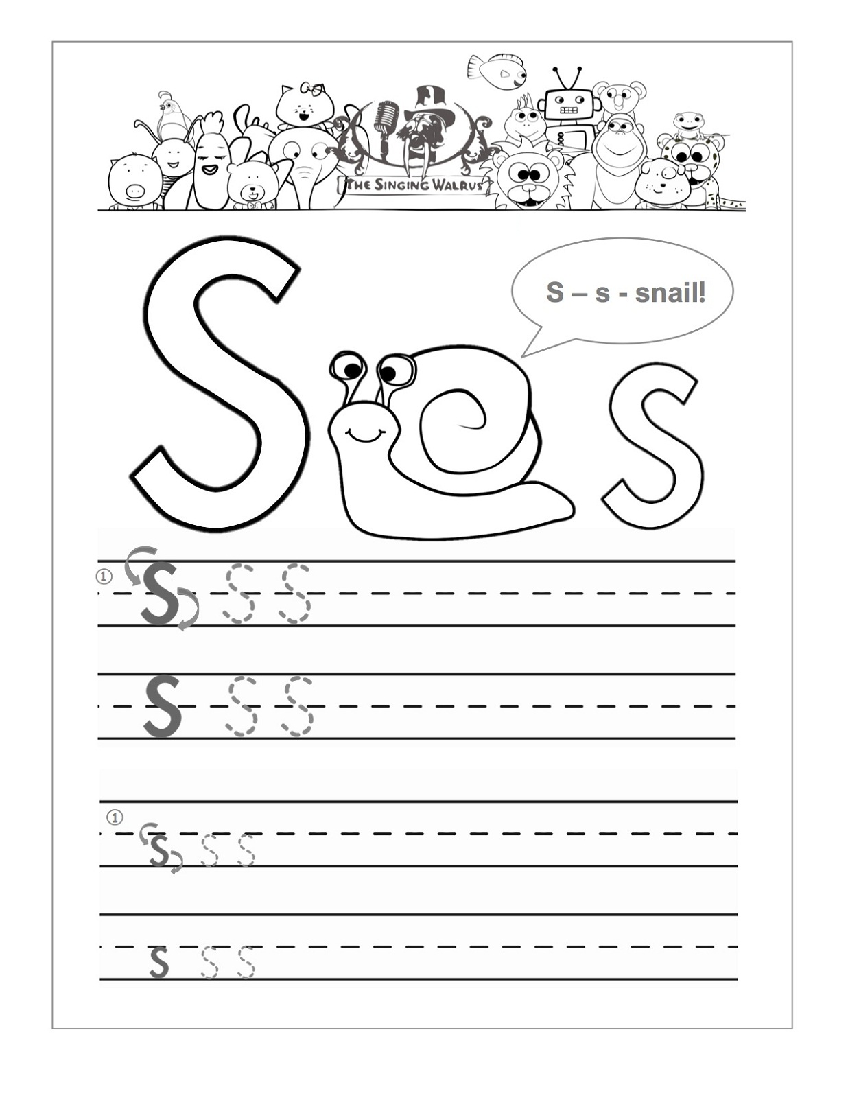 80 Letters S Printable Worksheets 94