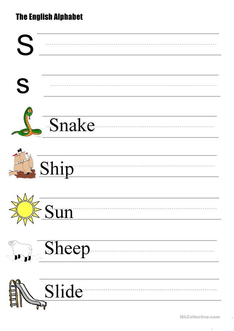 80 Letters S Printable Worksheets 95