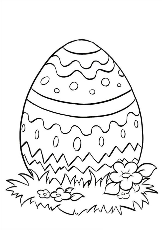 80 Printable Coloring Easter Pictures 17