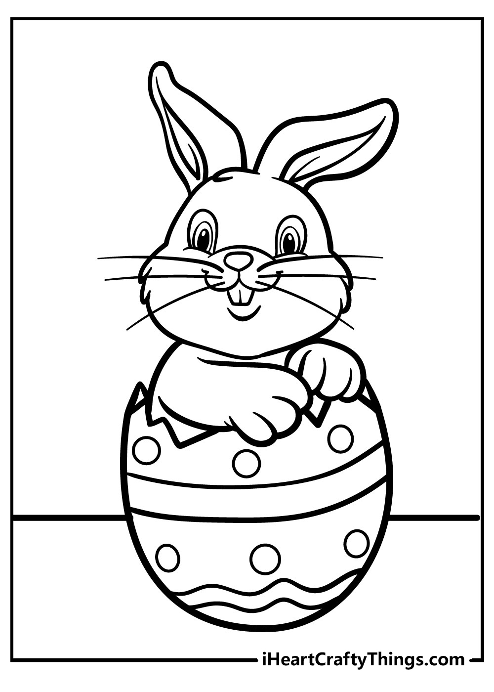 80 Printable Coloring Easter Pictures 20