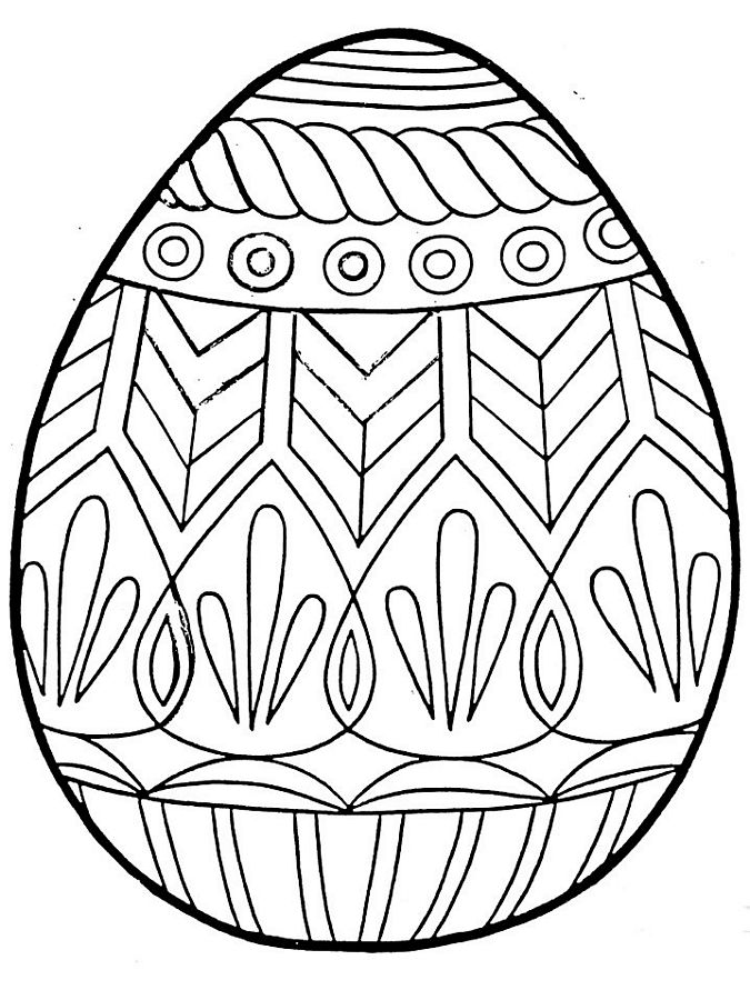 80 Printable Coloring Easter Pictures 24