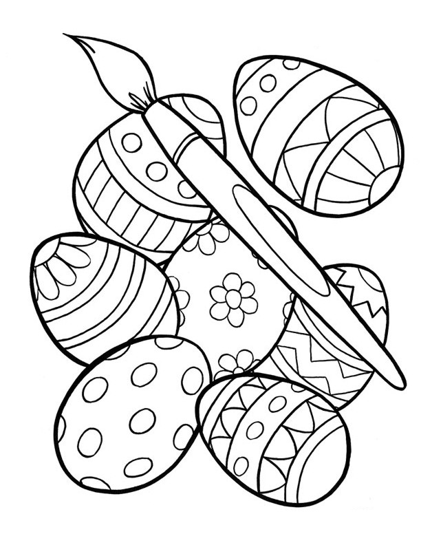 80 Printable Coloring Easter Pictures 3
