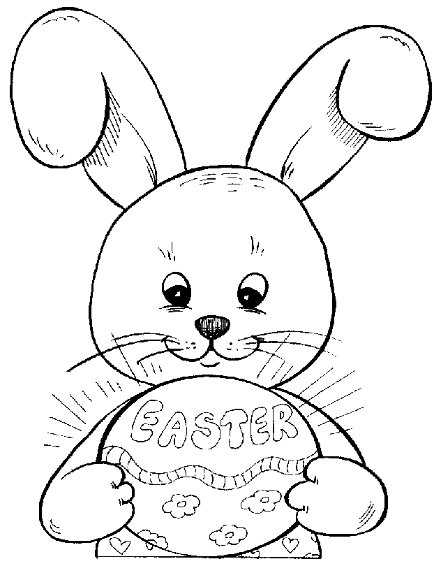 80 Printable Coloring Easter Pictures 30