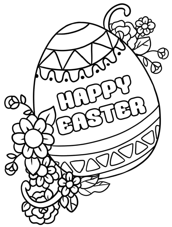 80 Printable Coloring Easter Pictures 31