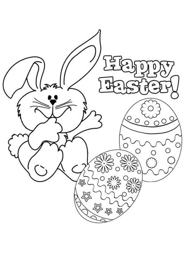80 Printable Coloring Easter Pictures 34