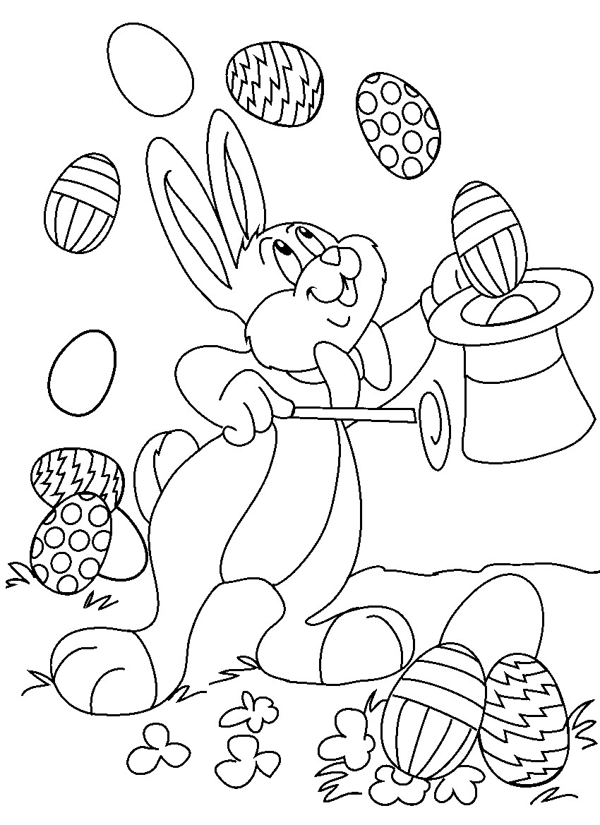 80 Printable Coloring Easter Pictures 53