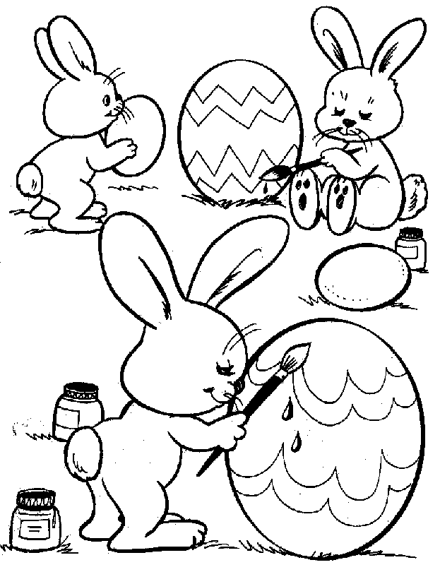 80 Printable Coloring Easter Pictures 60