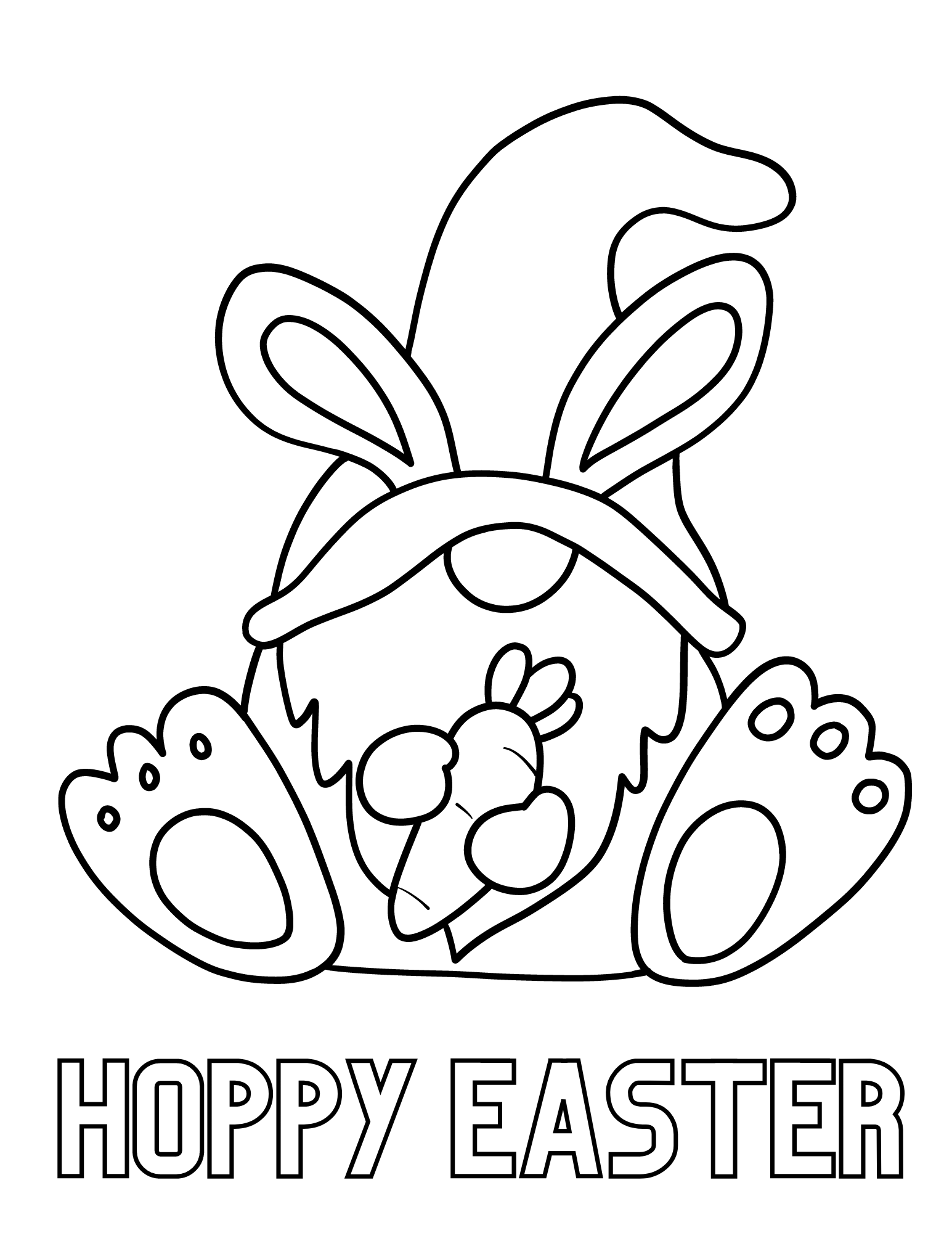 80 Printable Coloring Easter Pictures 69