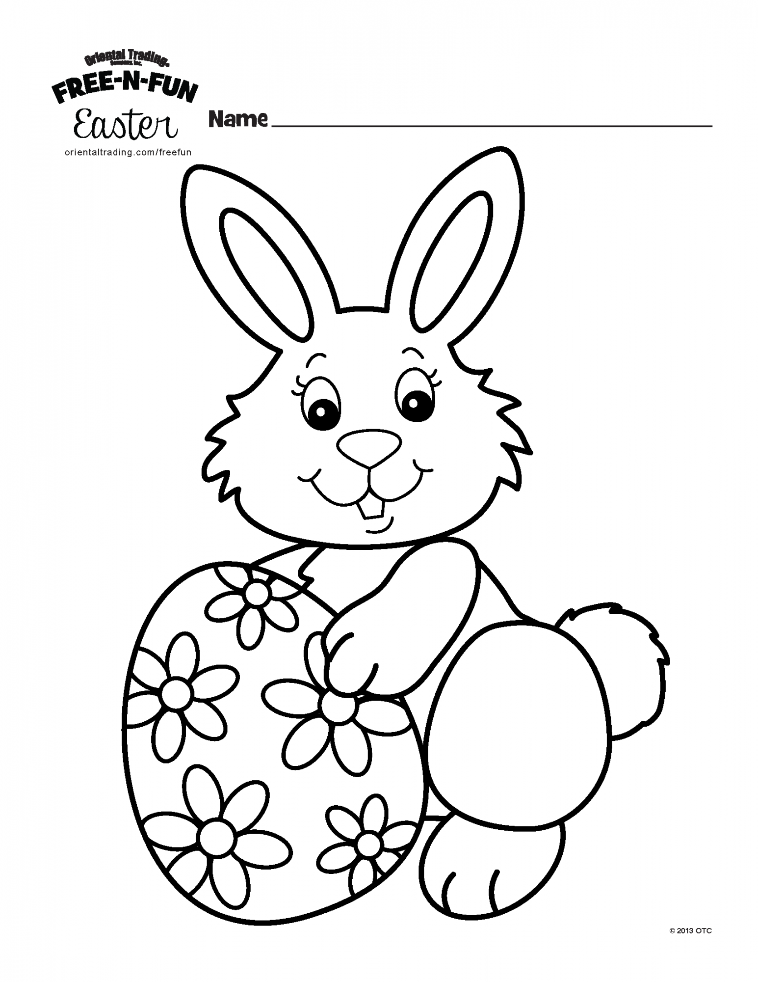 80 Printable Coloring Easter Pictures 74