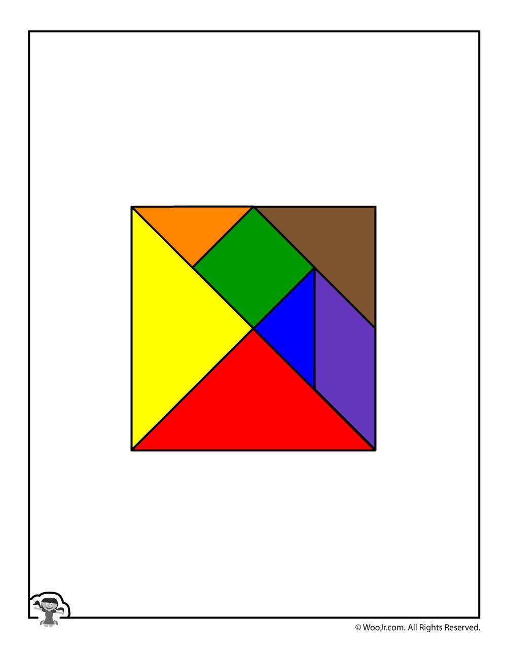 80 Tangram Puzzles Printable Free 25