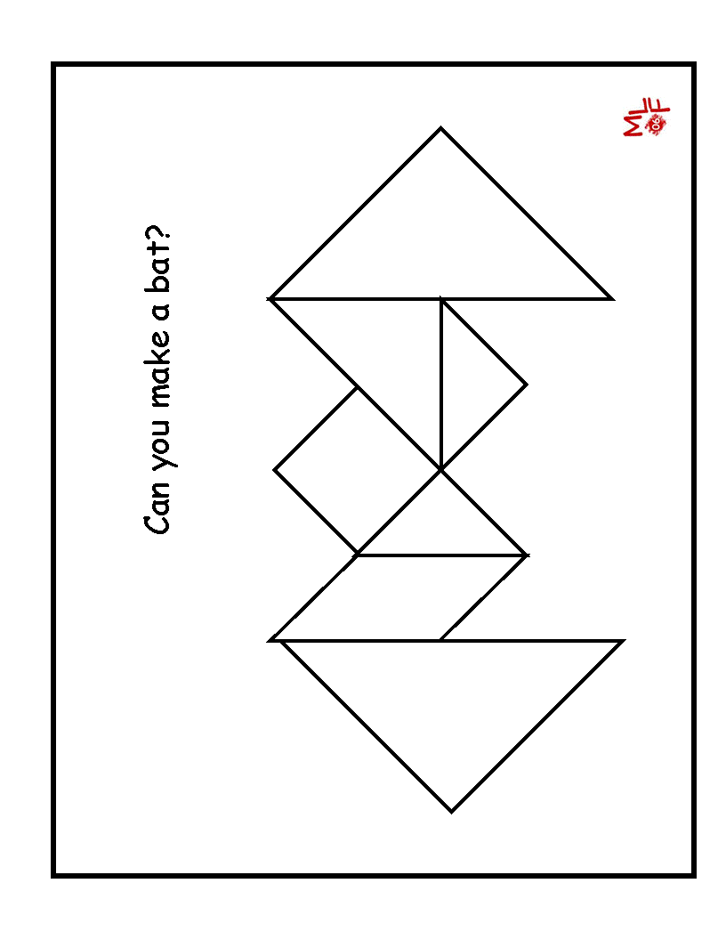 80 Tangram Puzzles Printable Free 40