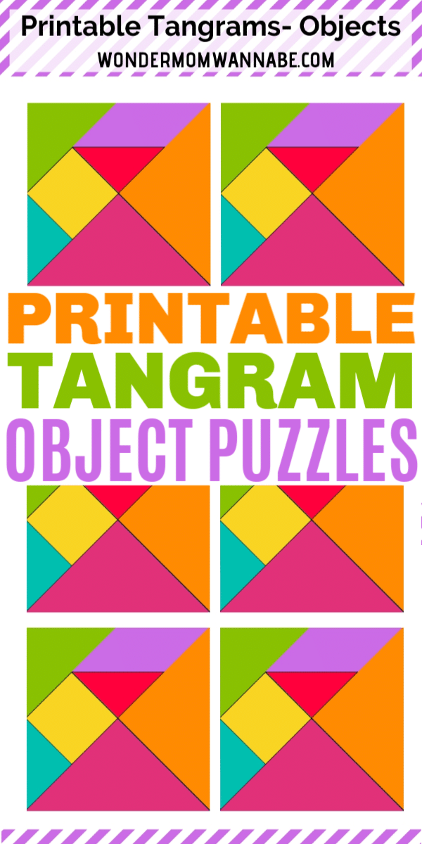 80 Tangram Puzzles Printable Free 58