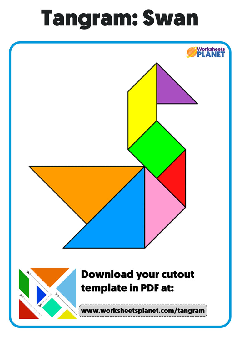 80 Tangram Puzzles Printable Free 61