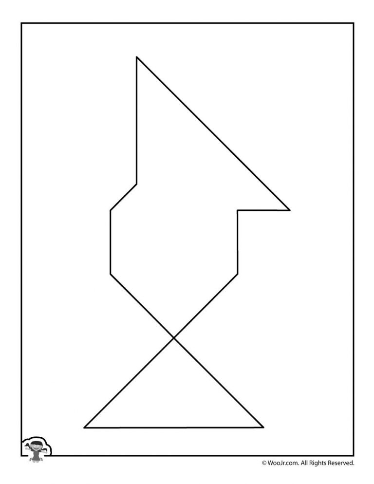 80 Tangram Puzzles Printable Free 66