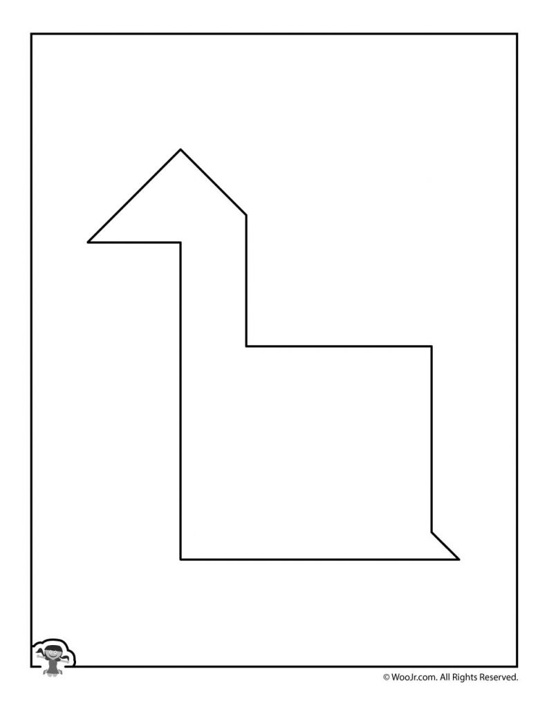 80 Tangram Puzzles Printable Free 67