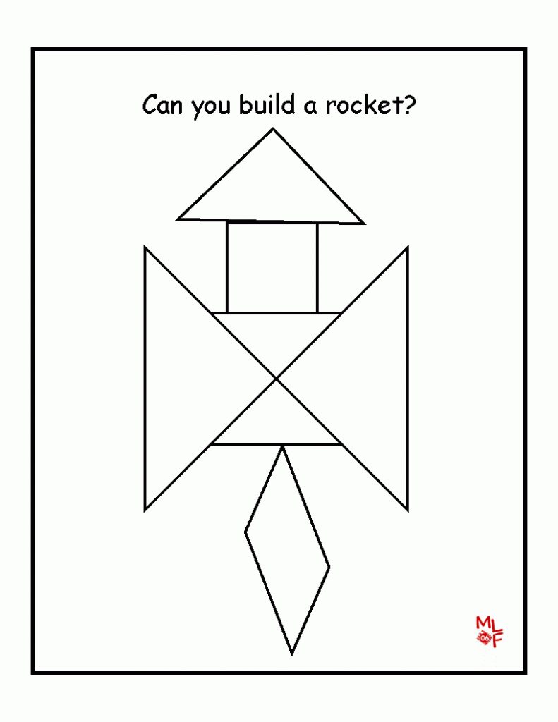 80 Tangram Puzzles Printable Free 71