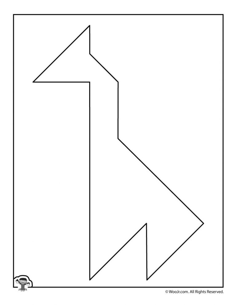80 Tangram Puzzles Printable Free 81