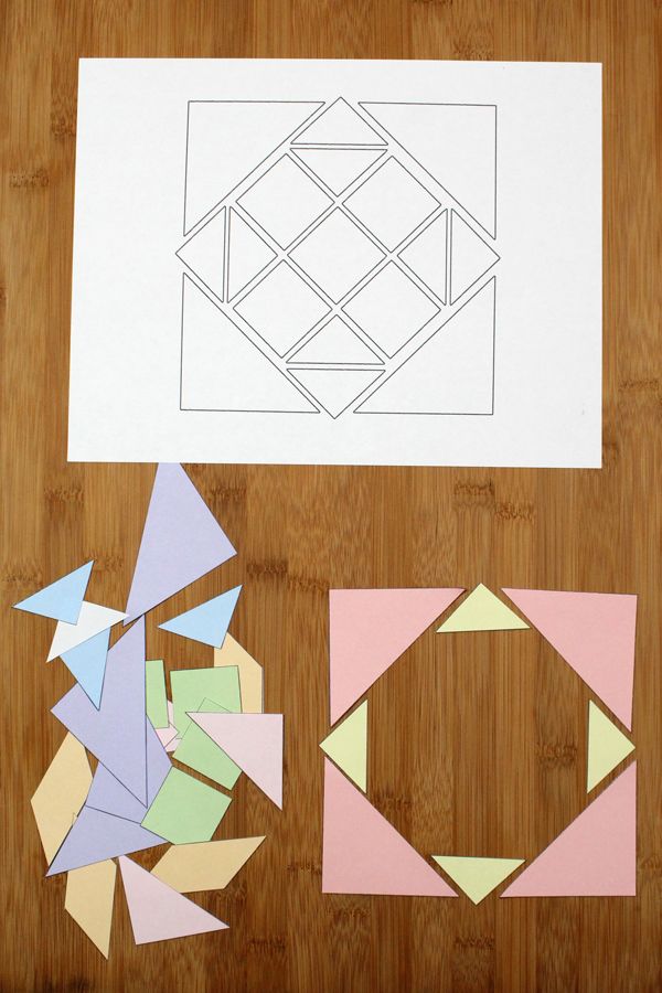 80 Tangram Puzzles Printable Free 82