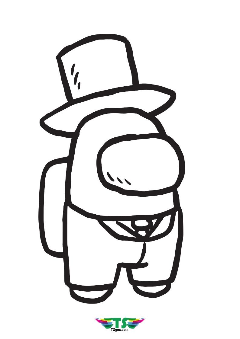 90 Among Us Printable Coloring Pages 14