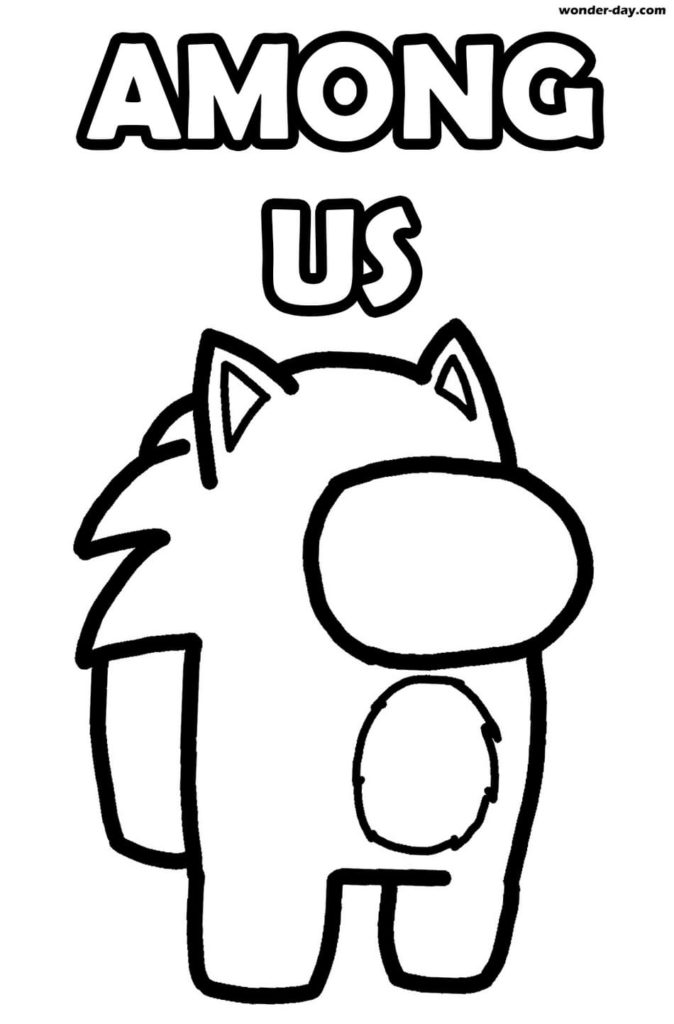 90 Among Us Printable Coloring Pages 17