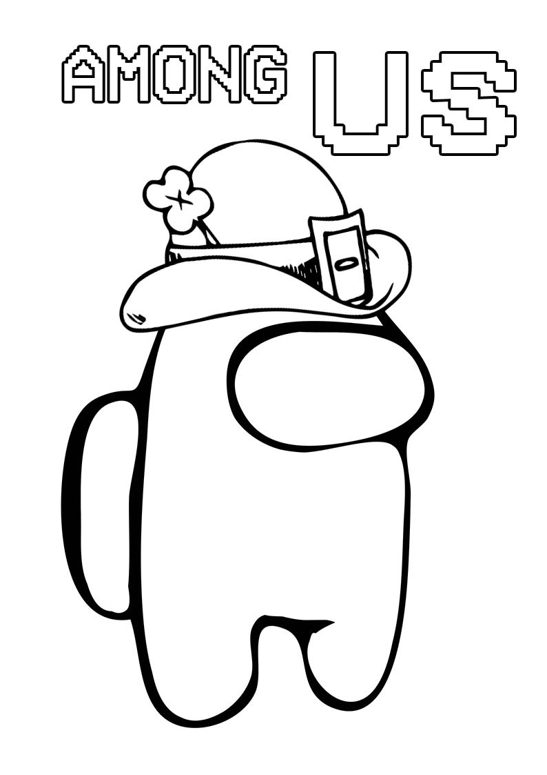 90 Among Us Printable Coloring Pages 23