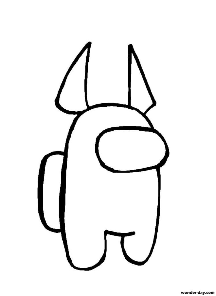 90 Among Us Printable Coloring Pages 27