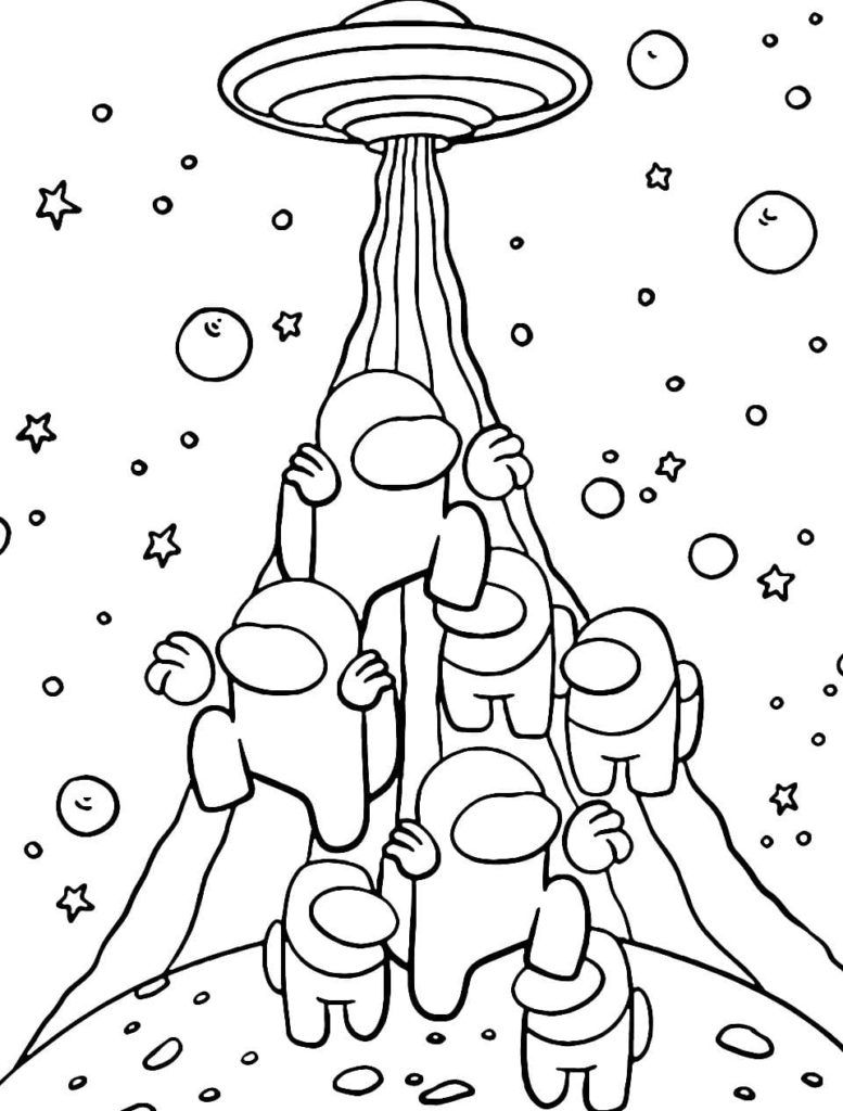 90 Among Us Printable Coloring Pages 31