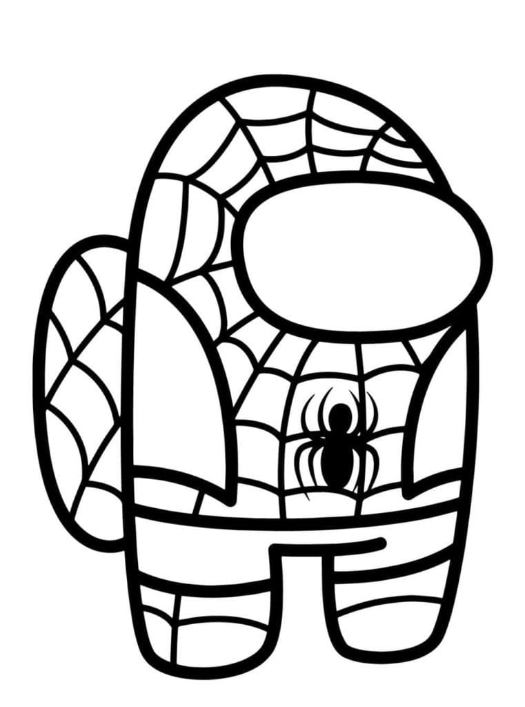 90 Among Us Printable Coloring Pages 34