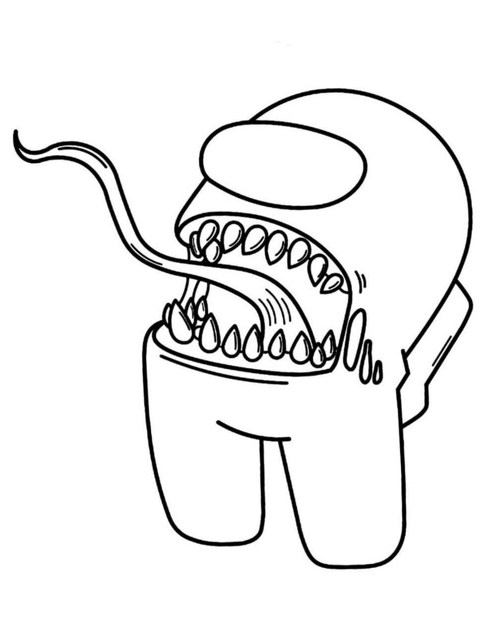 90 Among Us Printable Coloring Pages 44
