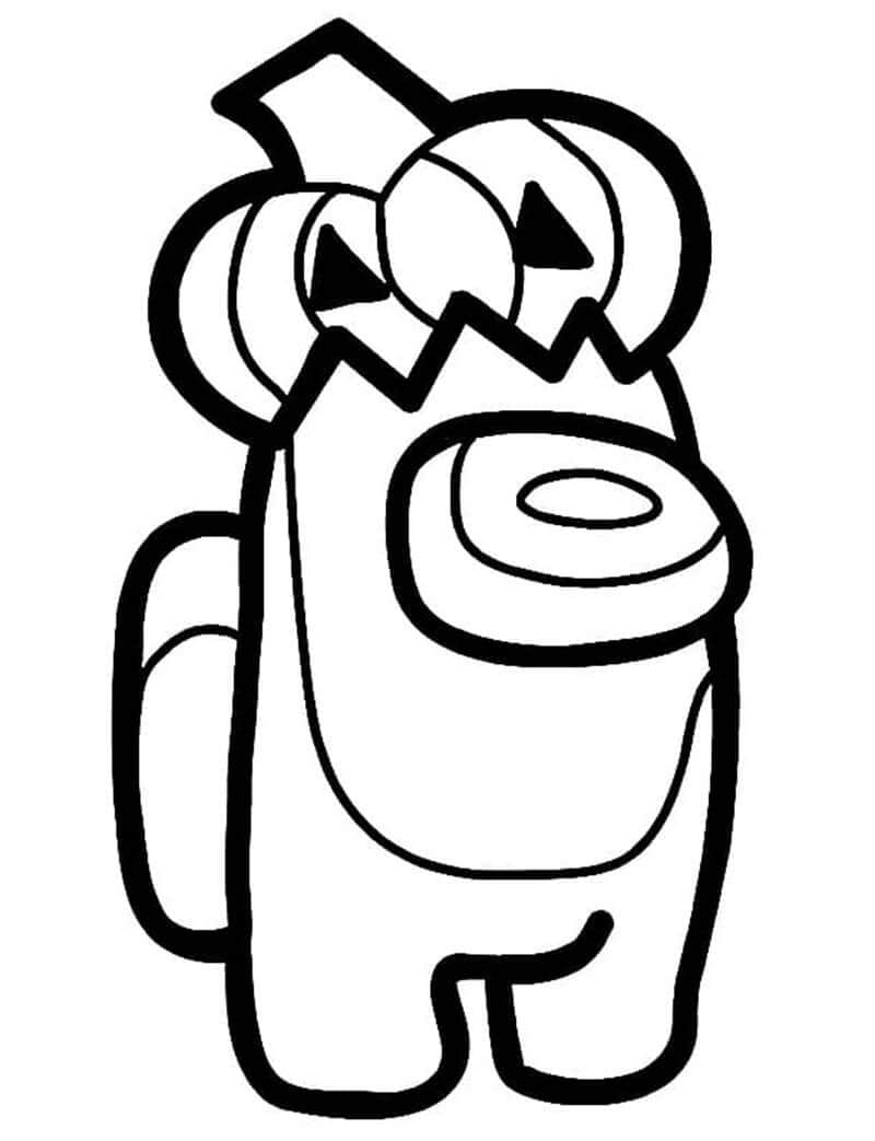 90 Among Us Printable Coloring Pages 58