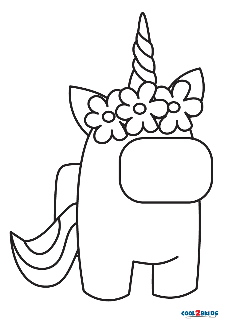 90 Among Us Printable Coloring Pages 62