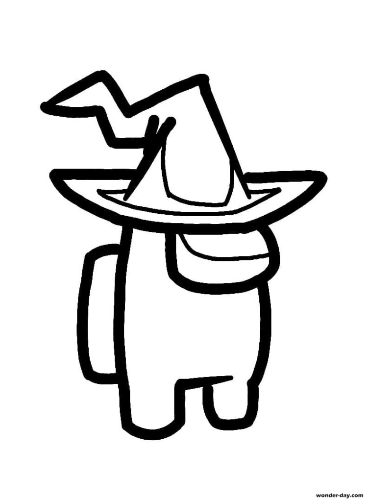 90 Among Us Printable Coloring Pages 78