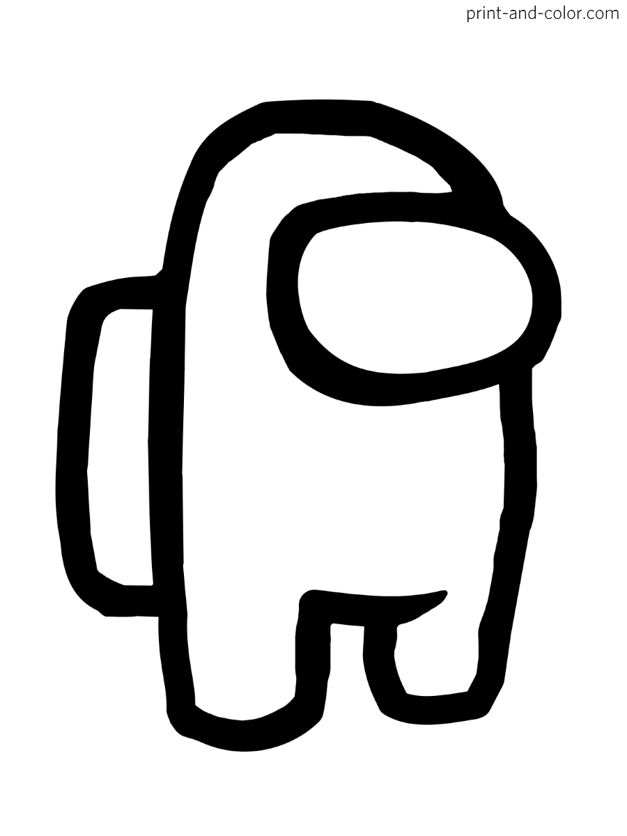 90 Among Us Printable Coloring Pages 8
