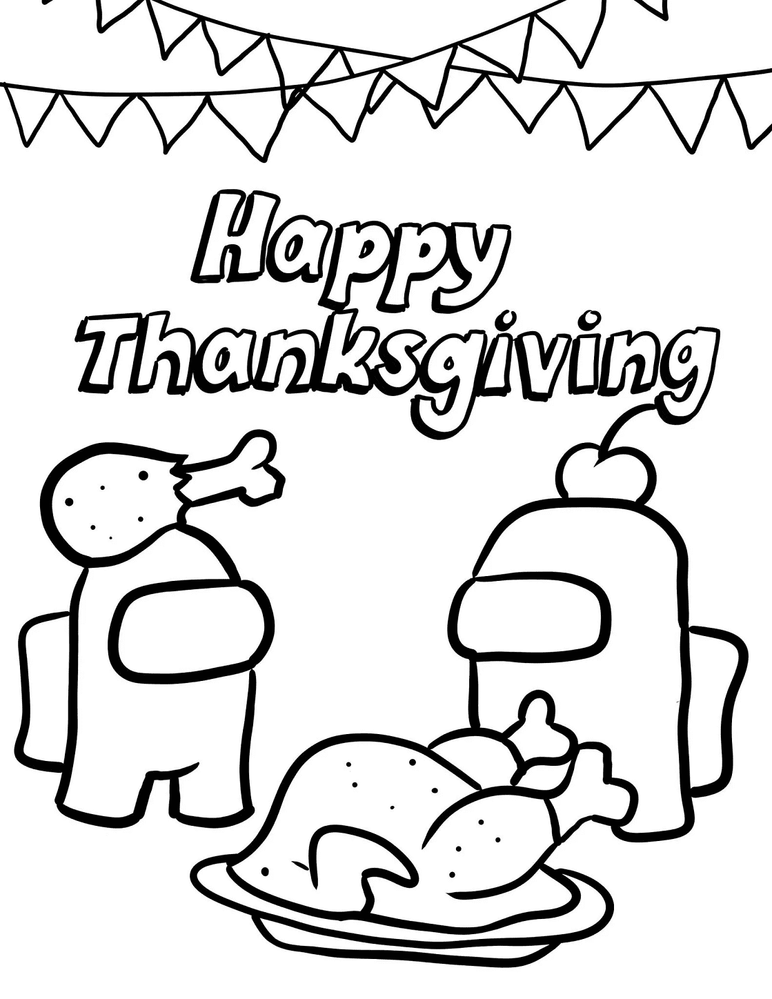 90 Among Us Printable Coloring Pages 81