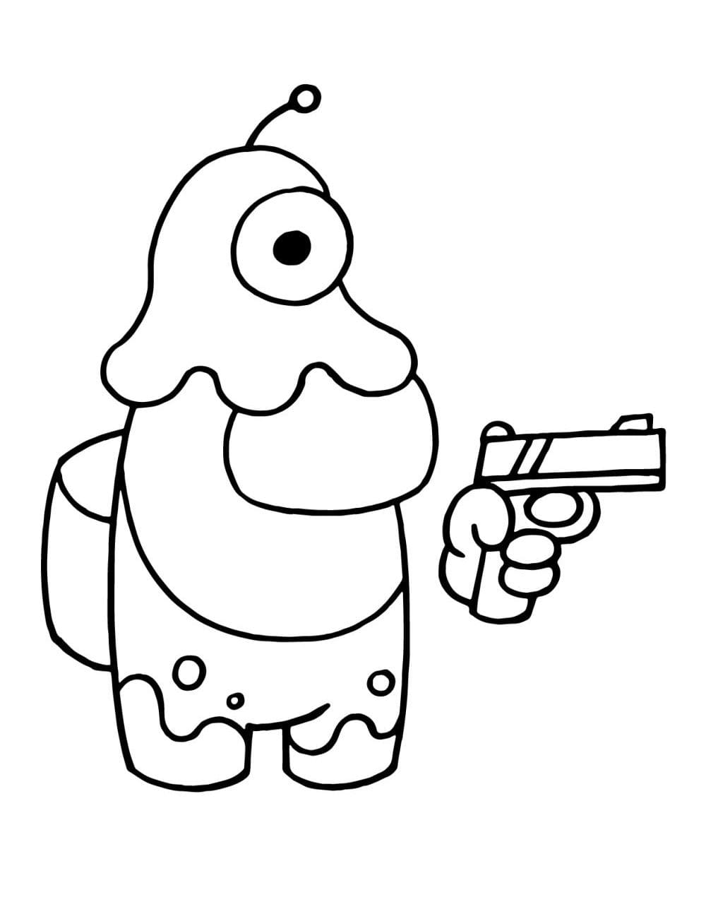 90 Among Us Printable Coloring Pages 86
