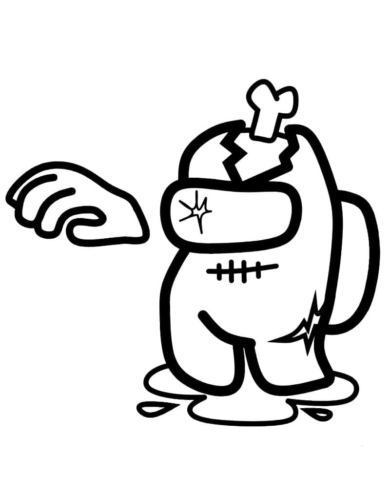 90 Among Us Printable Coloring Pages 88