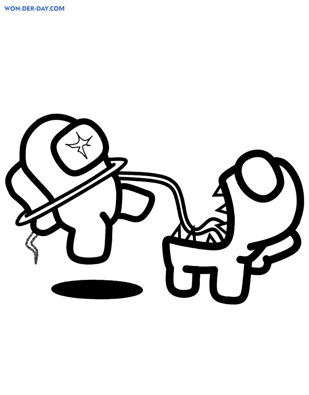 90 Among Us Printable Coloring Pages 90