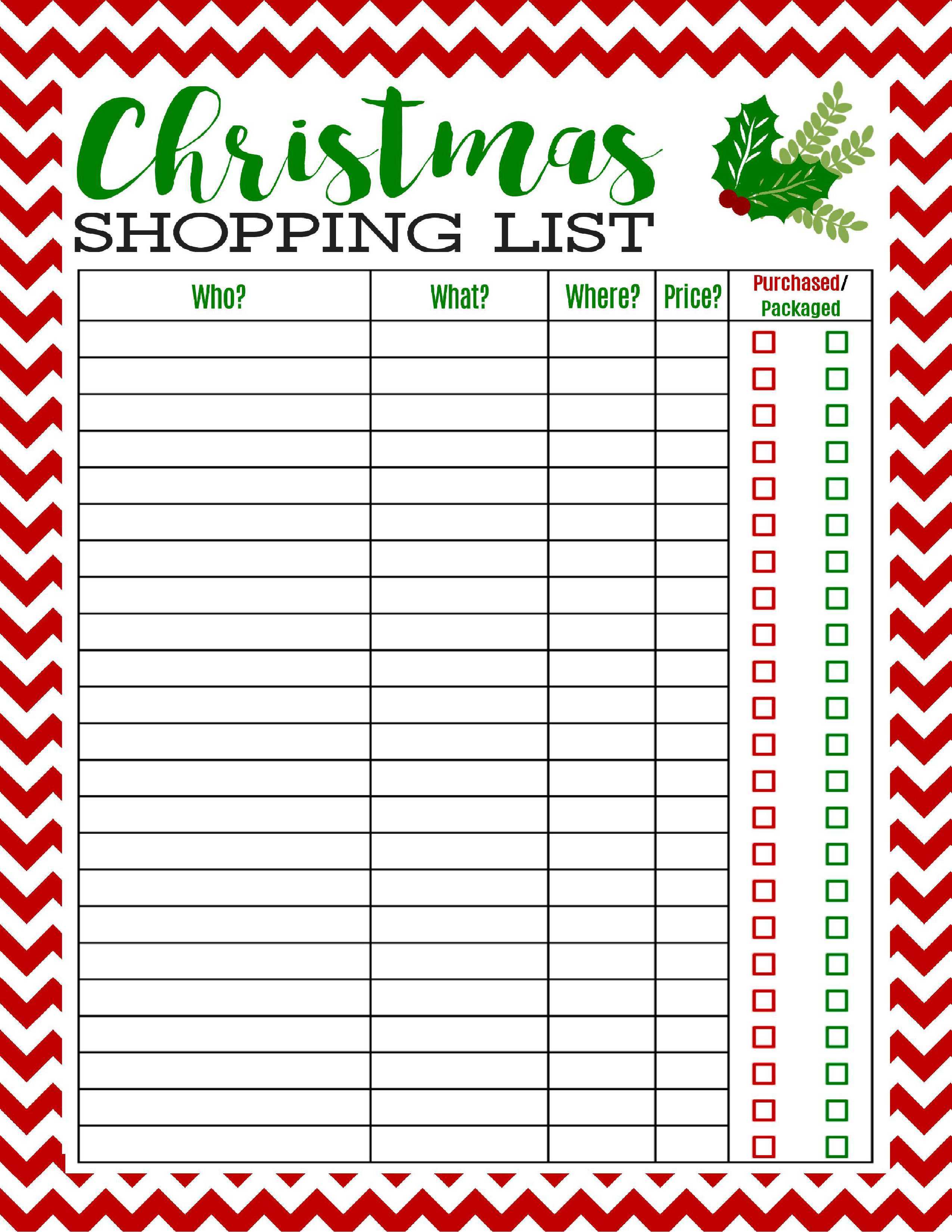90 Christmas List Free Printable 28