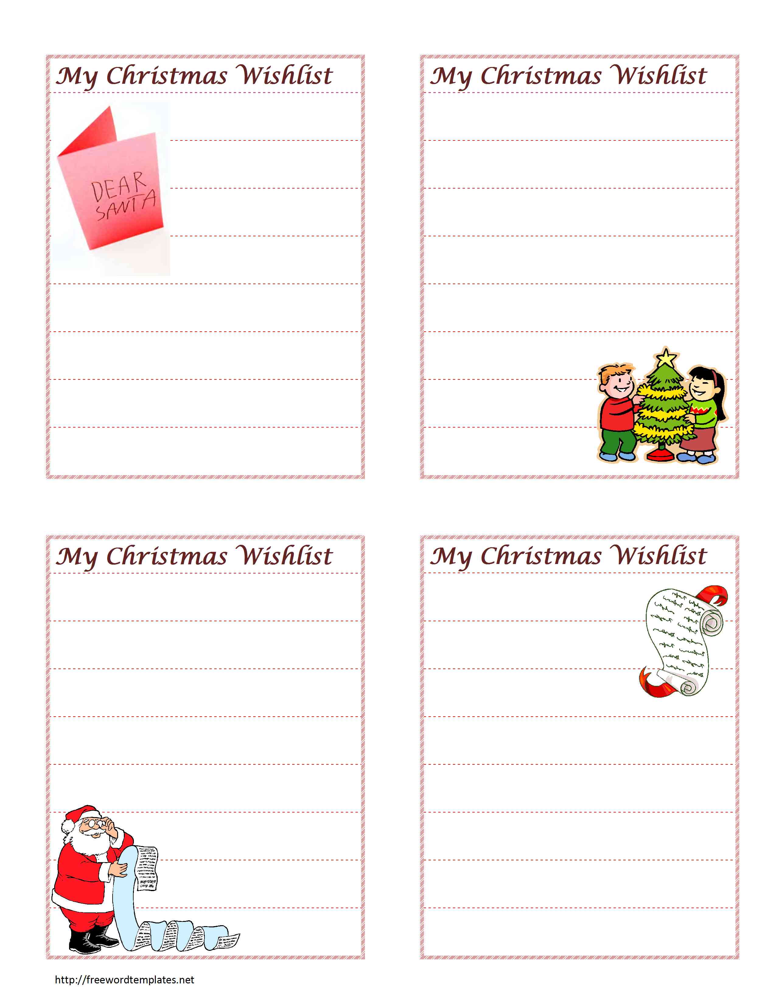 90 Christmas List Free Printable 42