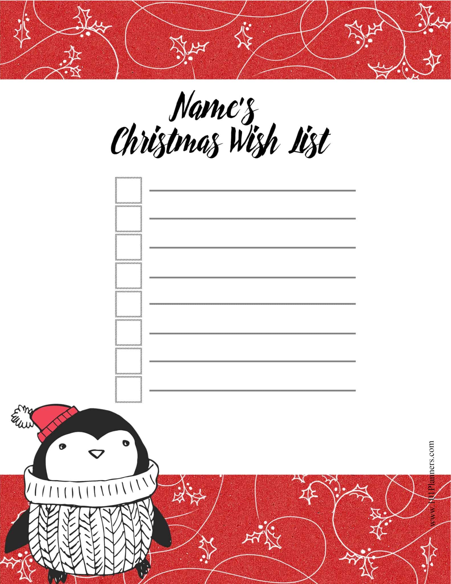 90 Christmas List Free Printable 43