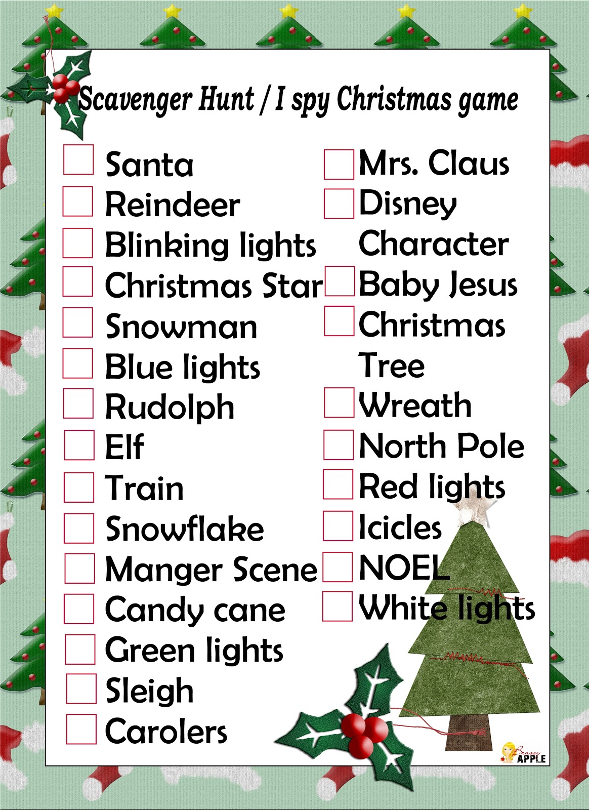 90 Christmas List Free Printable 52