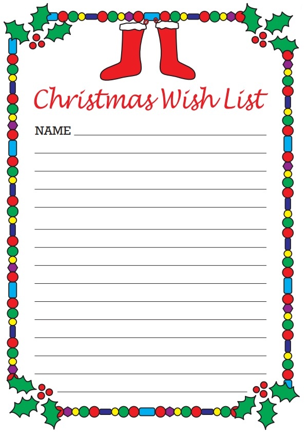 90 Christmas List Free Printable 55