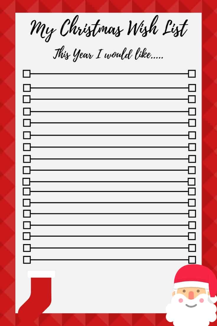 90 Christmas List Free Printable 59