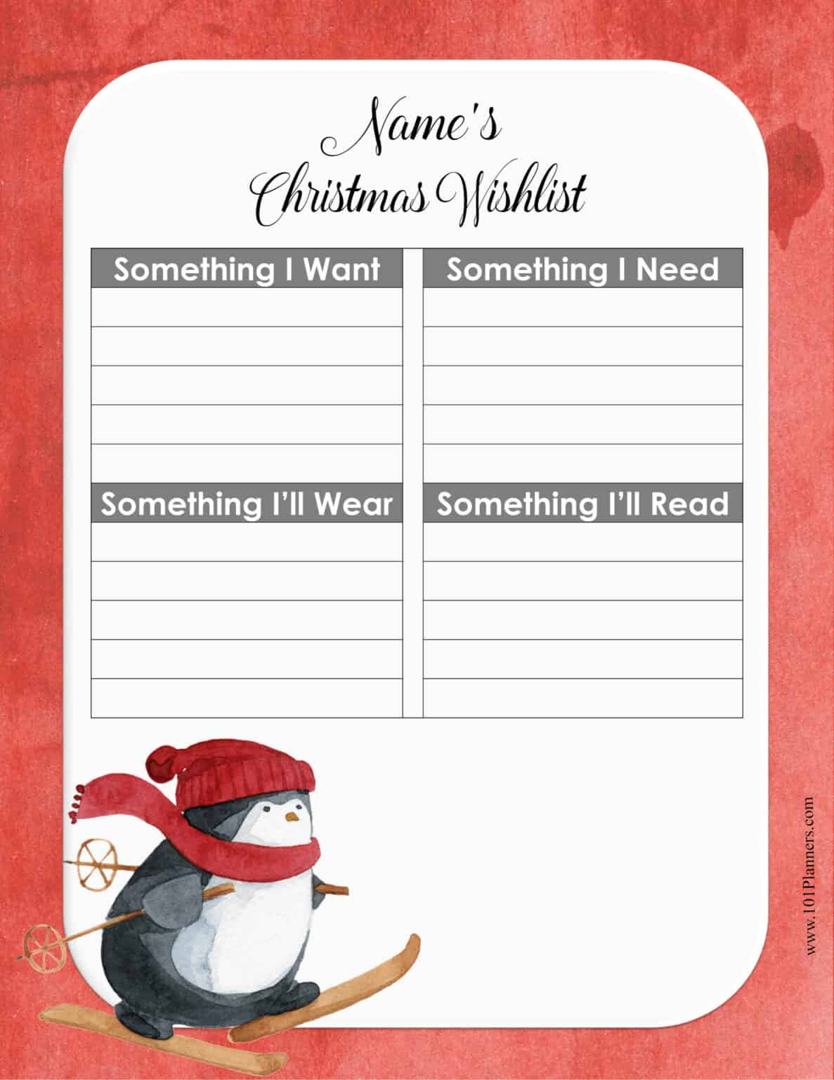 90 Christmas List Free Printable 61