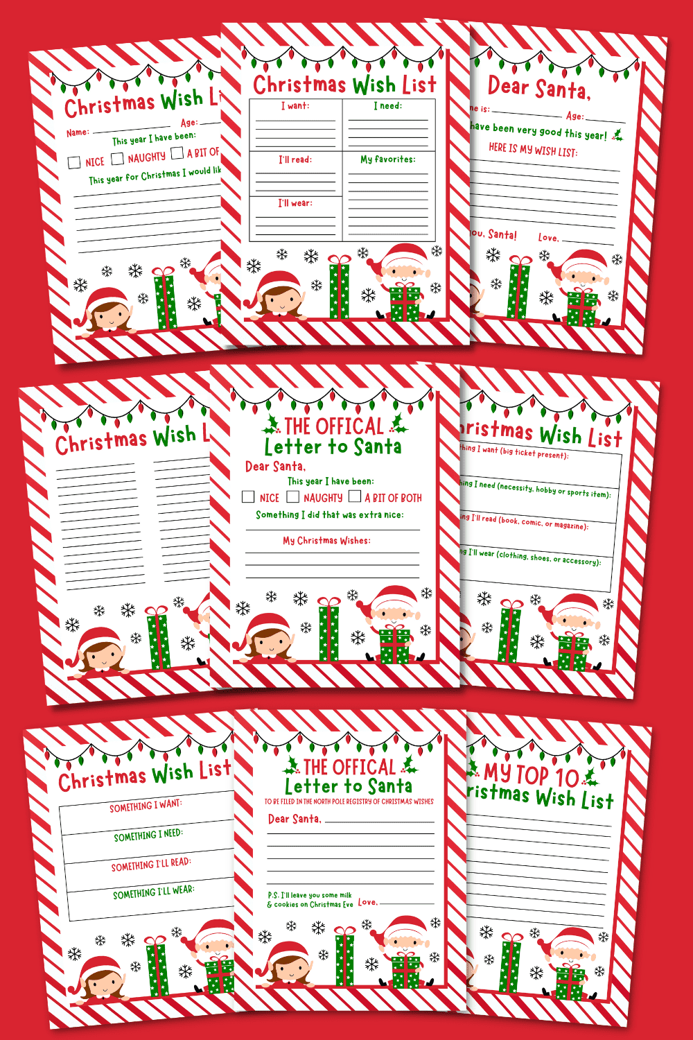90 Christmas List Free Printable 64