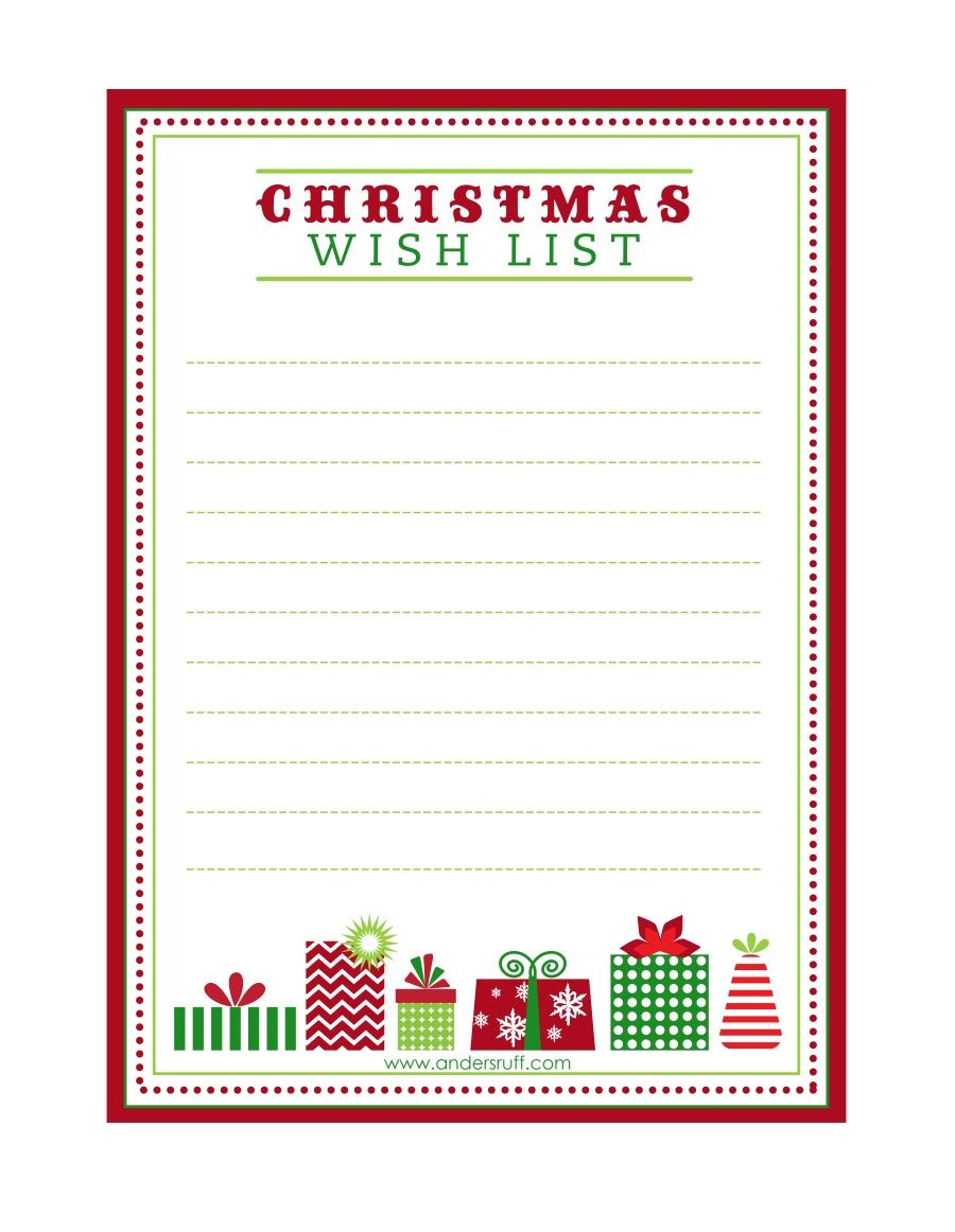 90 Christmas List Free Printable 68
